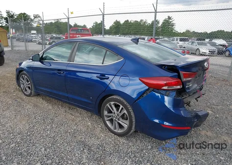 2018 Hyundai Elantra Limited from USA, damaged, VIN 5NPD84LF0JH288768